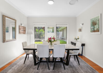 Dining room next door to Kitchen