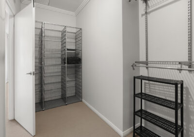 Master bedroom 1 with storage room